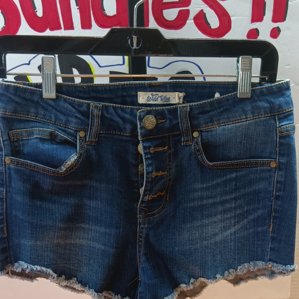 Wild Blue by Sadie Robertson Cut Off Denim Shorts
